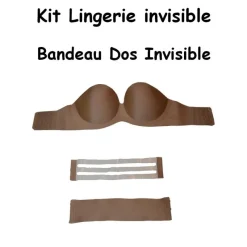 Les Petits Caprices Bandeau Invisible Dos Transparent