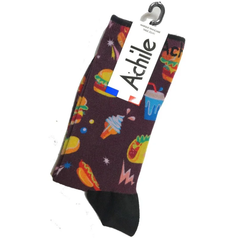 Chaussettes Achile Menu Fast Food 2 Chaussettes Achile Menu Fast Food – Image 2