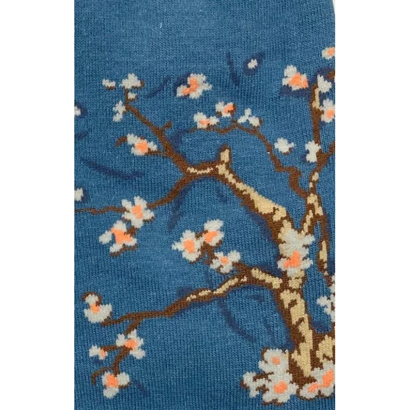 Les Petits Caprices Chaussettes Coton Amandier En Fleurs D'apès V Gogh 2 Les Petits Caprices Chaussettes Coton Amandier En Fleurs D'apès V Gogh – Image 2
