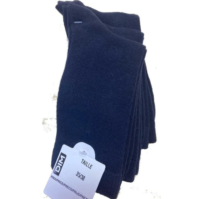 Chaussettes Dim Coton Basique 3 Paires 2 Chaussettes Dim Coton Basique 3 Paires – Image 2
