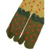 Les Petits Caprices Chaussettes Japonaises Chêne Et Glands Rouges