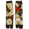 Les Petits Caprices Chaussettes Japonaises Coton Bouquet Fleurs D'Automne