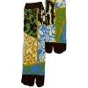 Les Petits Caprices Chaussettes Japonaises Patchwork Végétal