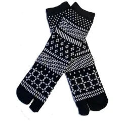 Les Petits Caprices Chaussettes Japonaises Quadrillages Psychédéliques