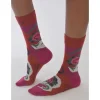 Berthe Aux Grands Pieds Chaussettes Laine Bouquet De Roses Berthe