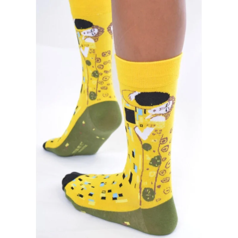 Les Petits Caprices Chaussettes Le Baiser De Klimt Tendance 2 Les Petits Caprices Chaussettes Le Baiser De Klimt Tendance – Image 2