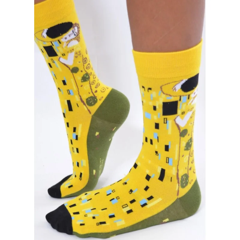 Les Petits Caprices Chaussettes Le Baiser De Klimt Tendance 1 Les Petits Caprices Chaussettes Le Baiser De Klimt Tendance