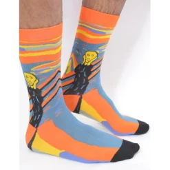 Les Petits Caprices Chaussettes Le Cri De Munch -Bas et Collants Soldes Boutique chaussettes le cri de munch 1 2