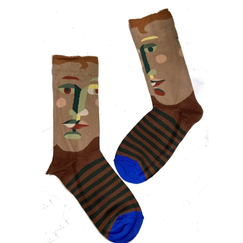 Chaussettes Les Petits Caprices Portrait Abstrait 2 Chaussettes Les Petits Caprices Portrait Abstrait – Image 2