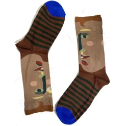 Chaussettes Les Petits Caprices Portrait Abstrait