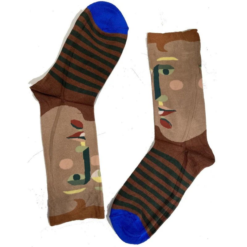 Chaussettes Les Petits Caprices Portrait Abstrait 1 Chaussettes Les Petits Caprices Portrait Abstrait