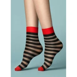 Fiore Chaussettes Mezzo Rayures Trompe L'oeil