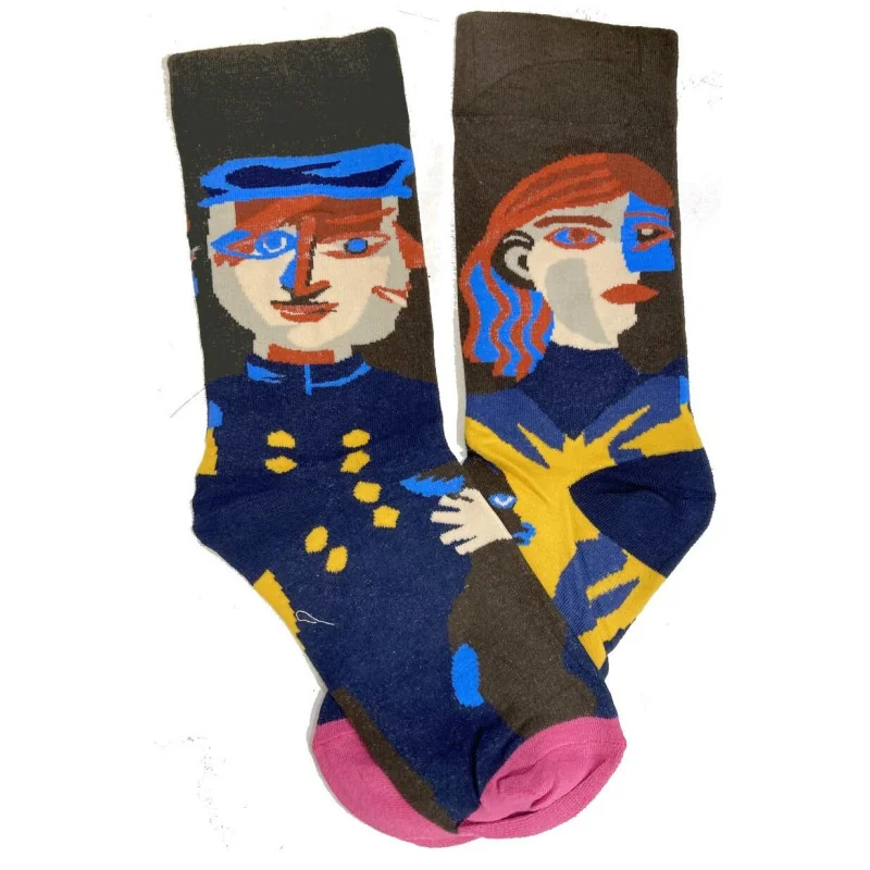 Chaussettes Portrait De Picasso Les Petits Caprices 2 Chaussettes Portrait De Picasso Les Petits Caprices – Image 2