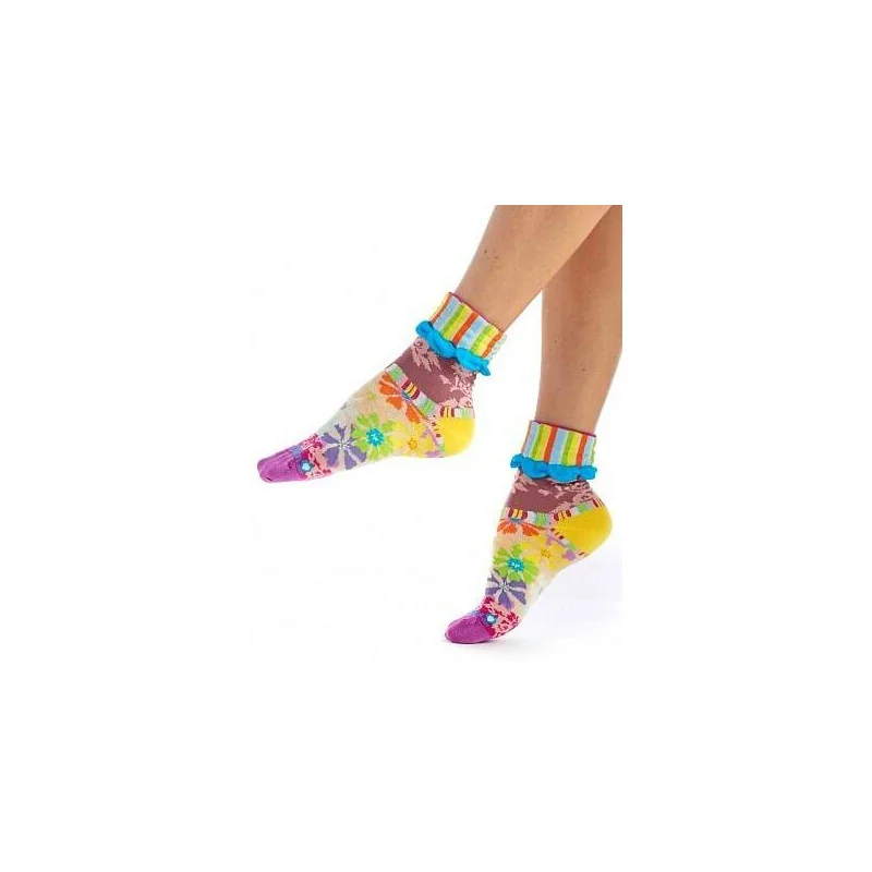 Chaussettes Revers Dub Et Drino Fleurs Attractif 2 Chaussettes Revers Dub Et Drino Fleurs Attractif – Image 2