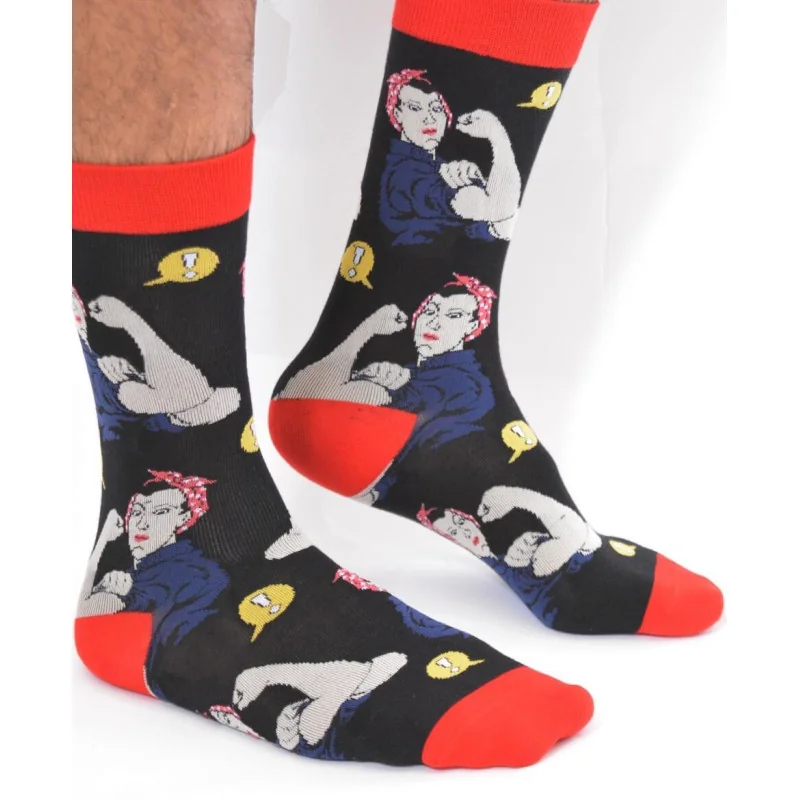 Les Petits Caprices Chaussettes Rosie We Can Do It 3 Les Petits Caprices Chaussettes Rosie We Can Do It – Image 3