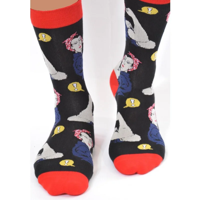 Les Petits Caprices Chaussettes Rosie We Can Do It 1 Les Petits Caprices Chaussettes Rosie We Can Do It