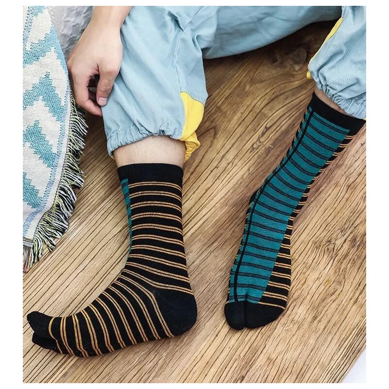 Les Petits Caprices Chaussettes Tabis Coton Rayures Double Ton 1 Les Petits Caprices Chaussettes Tabis Coton Rayures Double Ton