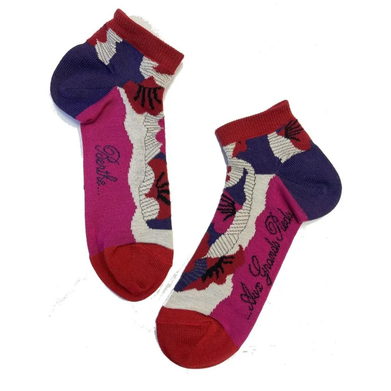 Coffret 4 Paires Socquettes Berthe Aux Grands Pieds Fleurs Poétiques 2 Coffret 4 Paires Socquettes Berthe Aux Grands Pieds Fleurs Poétiques – Image 2