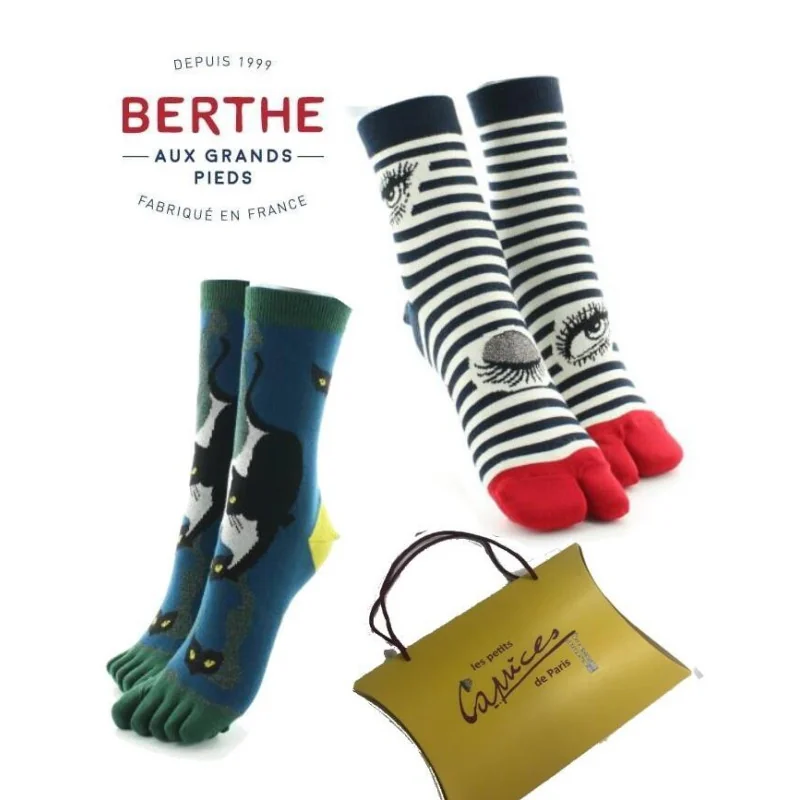Coffret Berthe Aux Grands Pieds Tabis Et Chaussettes à Doigts 1 Coffret Berthe Aux Grands Pieds Tabis Et Chaussettes à Doigts