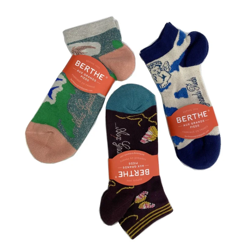 Coffret De 3 Paires Socquettes Sport Berthe Aux Grands Pieds Poétiques 1 Coffret De 3 Paires Socquettes Sport Berthe Aux Grands Pieds Poétiques