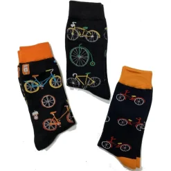 Les Petits Caprices Coffret De Chaussettes Vélos Rigolos