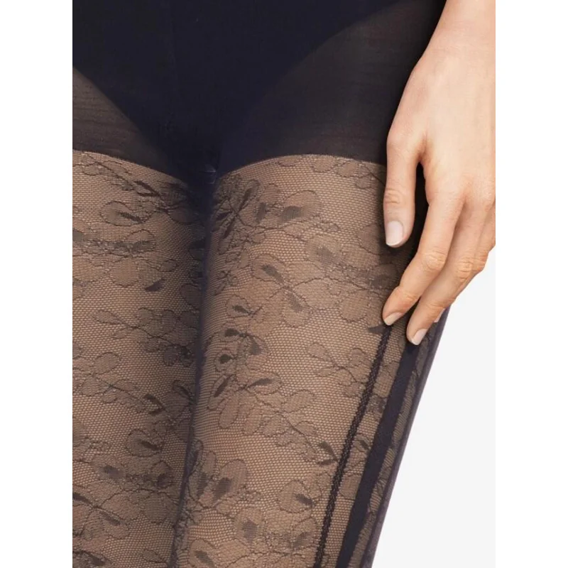 Collant Chantal Thomass Dentelle Lines Leaves 2 Collant Chantal Thomass Dentelle Lines Leaves – Image 2