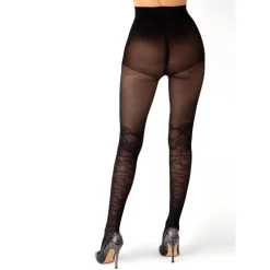 Collant Chantal Thomass Dentelle Pétales 5 Collant Chantal Thomass Dentelle Pétales -Bas et Collants Soldes Boutique collant chantal thomass dentelle petales 1 2