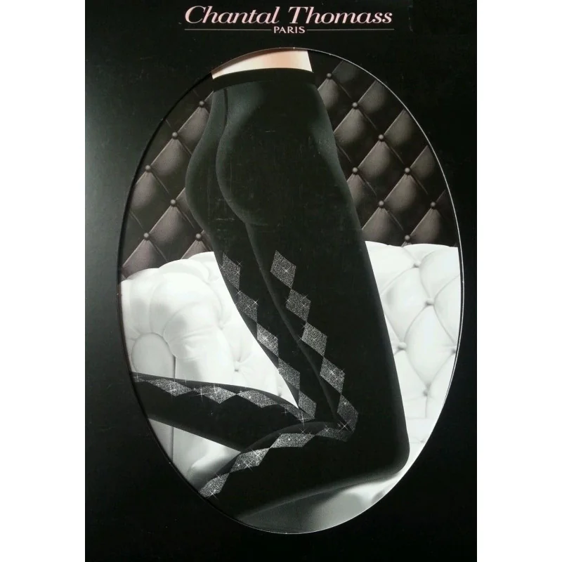 Collant Chantal Thomass Opaque Baguette De Losanges Lurex 2 Collant Chantal Thomass Opaque Baguette De Losanges Lurex – Image 2