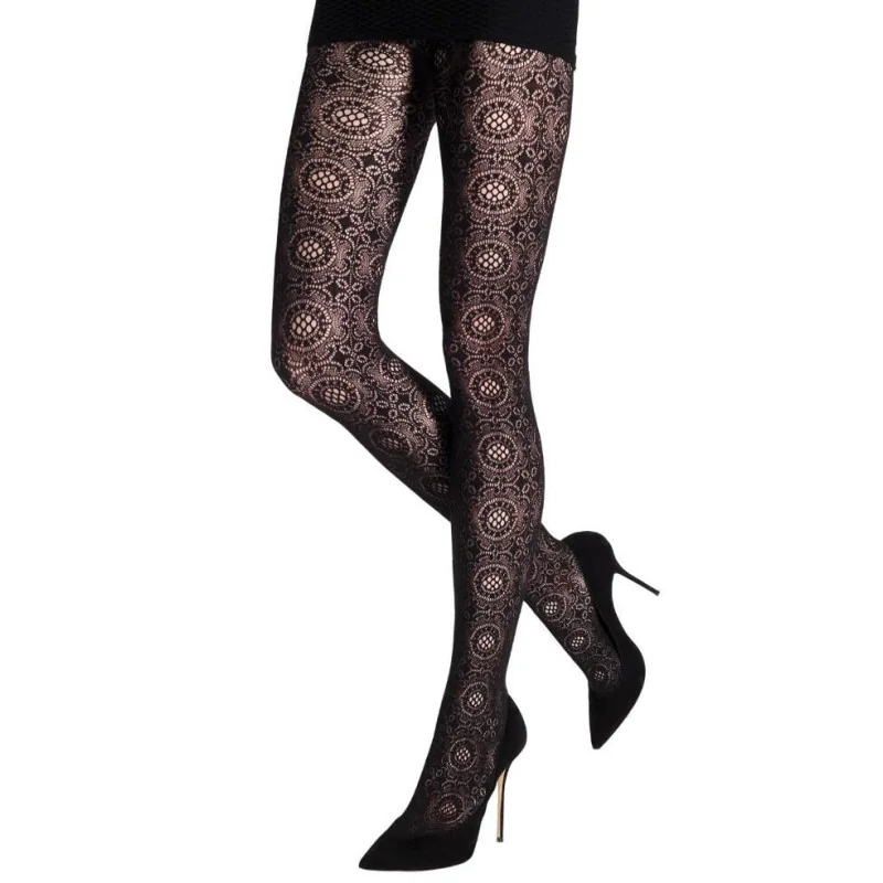 Collant Dentelle Baroque Emilio Cavallini 2 Collant Dentelle Baroque Emilio Cavallini – Image 2