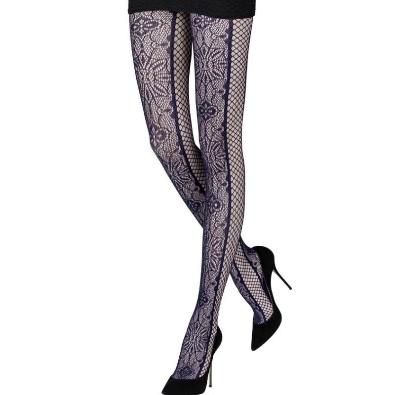 Collant Dentelle Et Resille Emilio Cavallini 1 Collant Dentelle Et Resille Emilio Cavallini