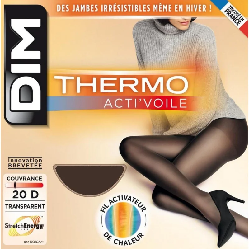 Collant Dim Thermo Activ' Voile 1 Collant Dim Thermo Activ' Voile