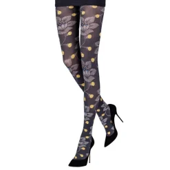 Collant Emilio Cavallini Fleurs De Lotus