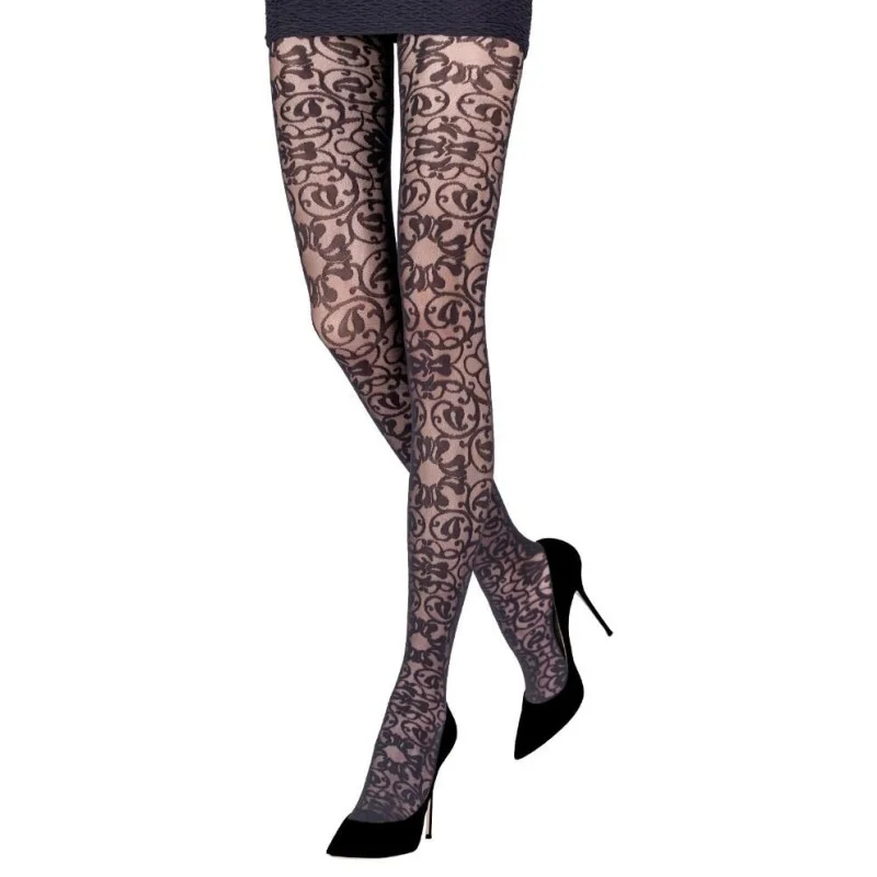 Collant Emilio Cavallini Tatoo Petunia 1 Collant Emilio Cavallini Tatoo Petunia