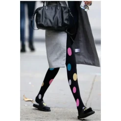 Les Petits Caprices Collant Gros Pois Tendance Imprimé