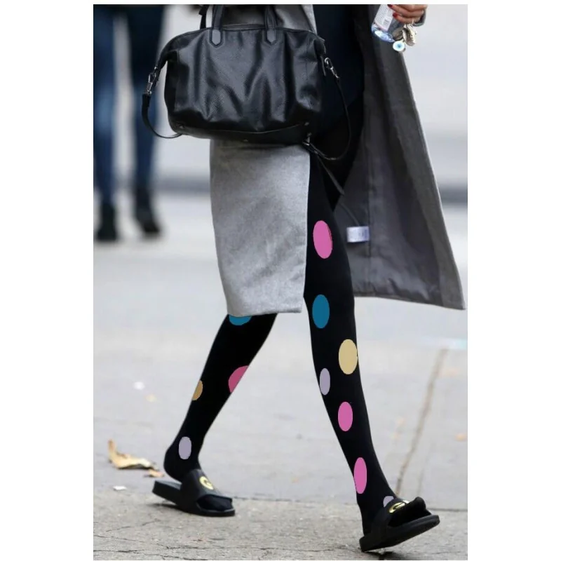 Les Petits Caprices Collant Gros Pois Tendance Imprimé 1 Les Petits Caprices Collant Gros Pois Tendance Imprimé