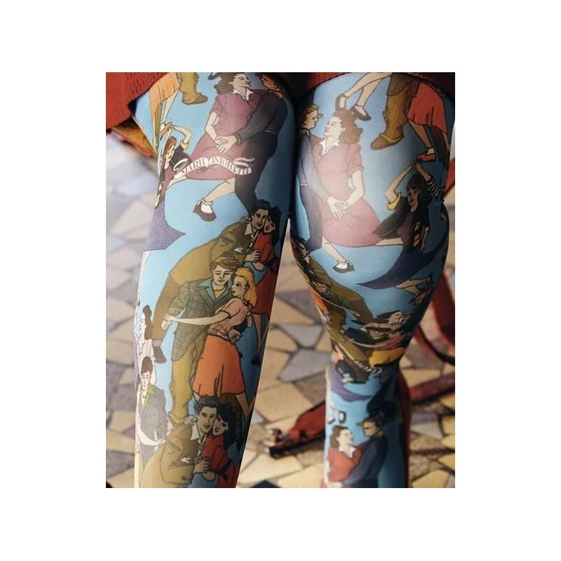 Collant Imprimé Danse Marieantoilette 2 Collant Imprimé Danse Marieantoilette – Image 2