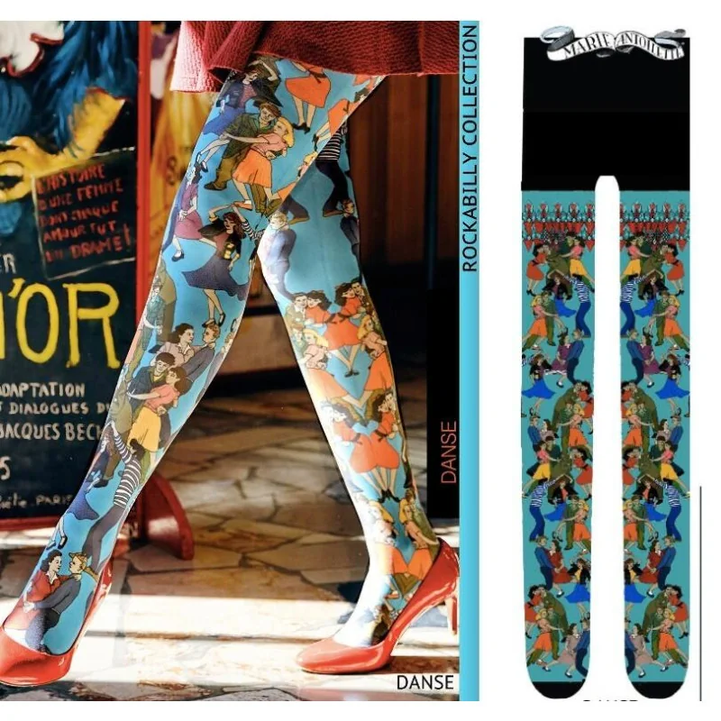 Collant Imprimé Danse Marieantoilette 3 Collant Imprimé Danse Marieantoilette – Image 3