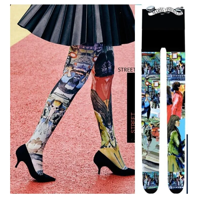 Collant Imprimé Street Marieantoilette 1 Collant Imprimé Street Marieantoilette