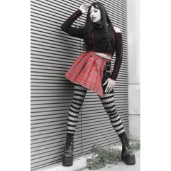 Collant Large Resille à Bandes Opaque Pamela Mann