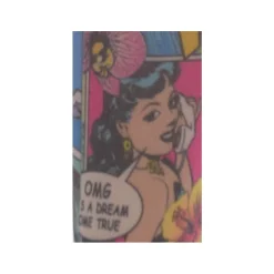 Collant Opaque Imprimé Bande Dessinée Vintage Flirt 8 Collant Opaque Imprimé Bande Dessinée Vintage Flirt -Bas et Collants Soldes Boutique collant opaque imprime bande dessinee vintage flirt 3