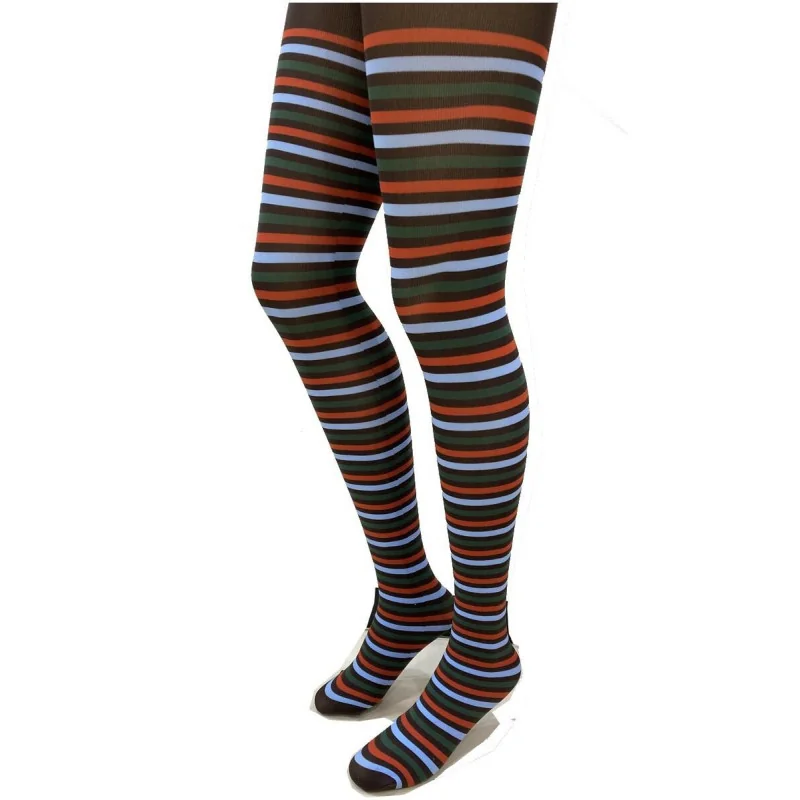 Dolci Calze Collant Opaque Rayures Funny 2 Dolci Calze Collant Opaque Rayures Funny – Image 2