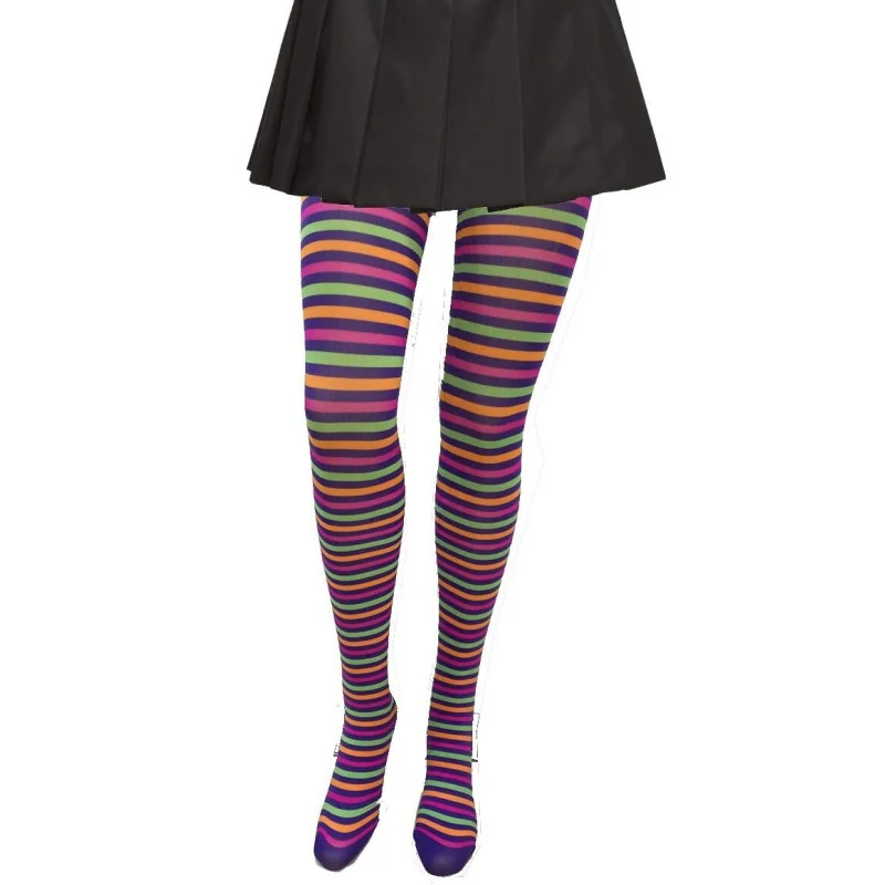 Dolci Calze Collant Opaque Rayures Funny 1 Dolci Calze Collant Opaque Rayures Funny