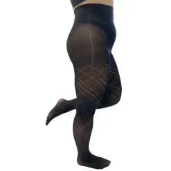 Collant Pamela Mann Effet Diamant Ajouré Opaque