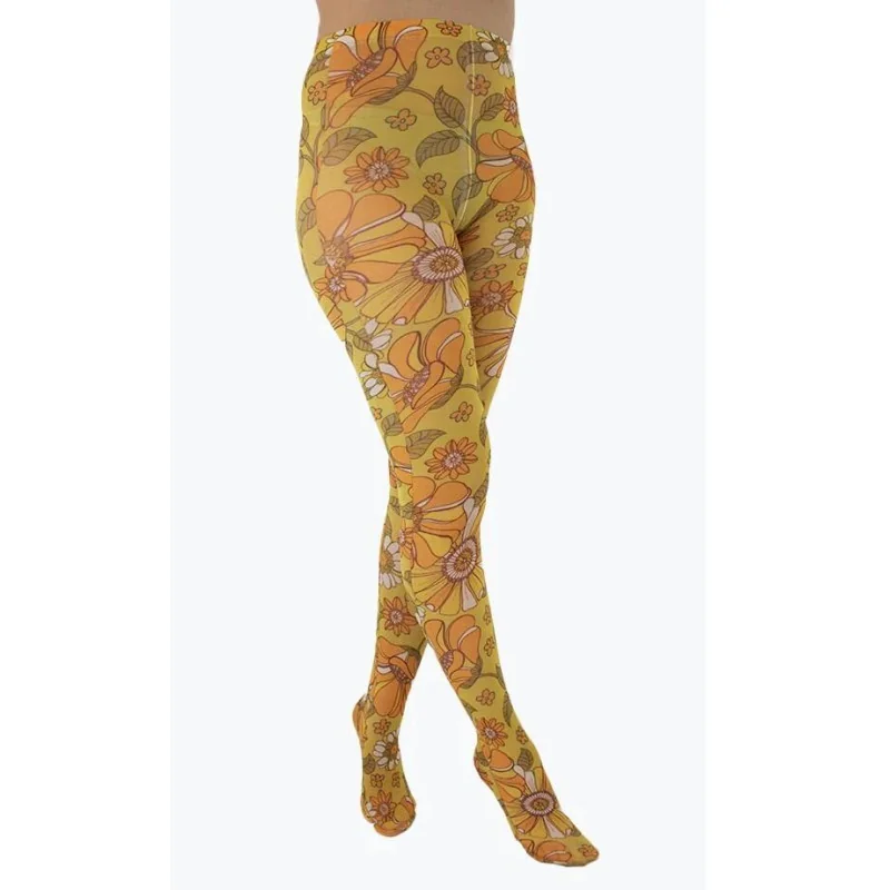 Collant Pamela Mann Imprimé Throwback Floral 1 Collant Pamela Mann Imprimé Throwback Floral