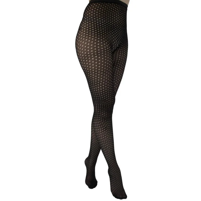 Collant Pamela Mann Polka Dots Opaque à Pois Ajouré 1 Collant Pamela Mann Polka Dots Opaque à Pois Ajouré