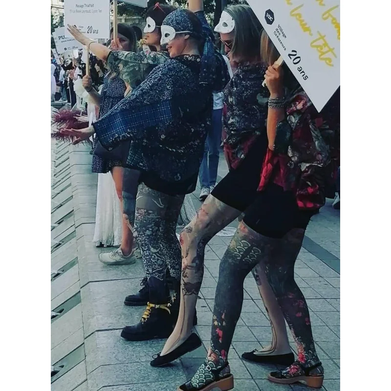 Collant Sans Pieds Marieantoilette île Au Trésor 2 Collant Sans Pieds Marieantoilette île Au Trésor – Image 2