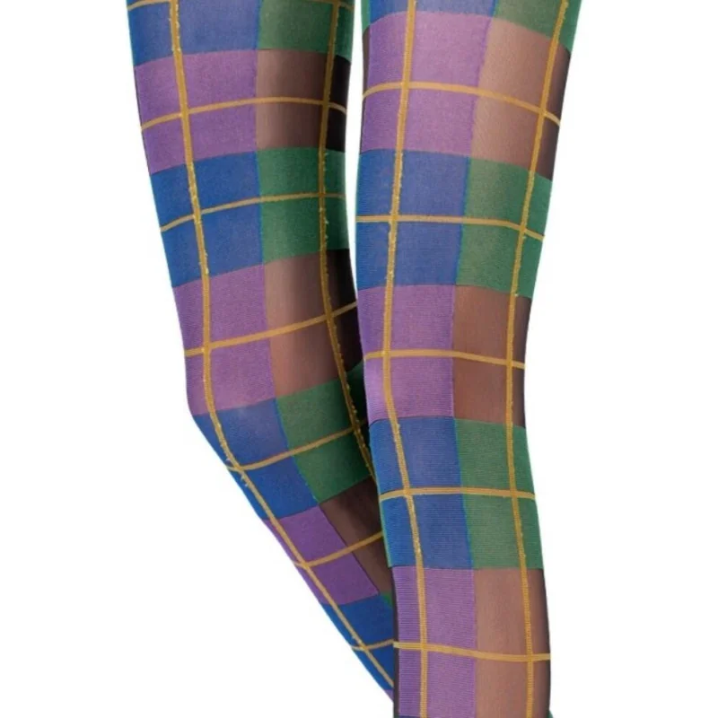 Collant Tartan Couleurs Délire Emilio Cavallini 2 Collant Tartan Couleurs Délire Emilio Cavallini – Image 2