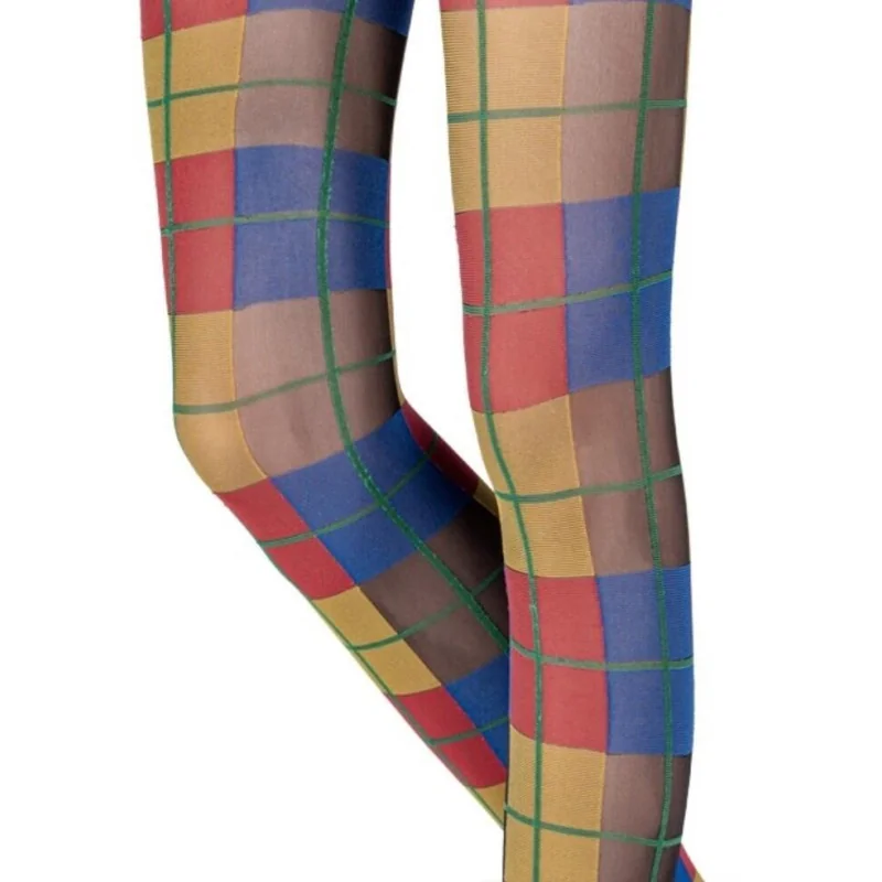 Collant Tartan Couleurs Délire Emilio Cavallini 3 Collant Tartan Couleurs Délire Emilio Cavallini – Image 3