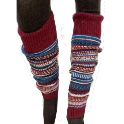 Les Petits Caprices Guêtres Laine Patchwork Ethnique -Bas et Collants Soldes Boutique guetres laine patchwork ethnique 2