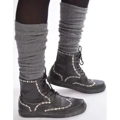 Voila Guêtres Torsadées Laine Et Cachemire